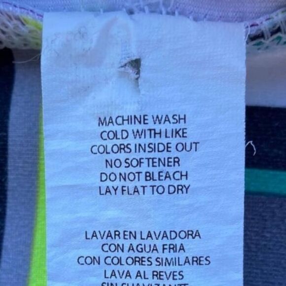 🔺️Fabletics Multicolored "Salar" Powerhold Crop Athletic Pants Small - Picture 12 of 12